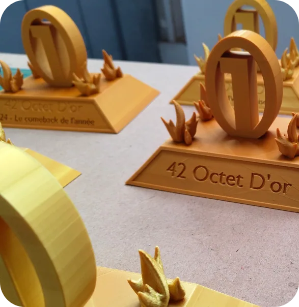 Precision 3D printing by Lusinage